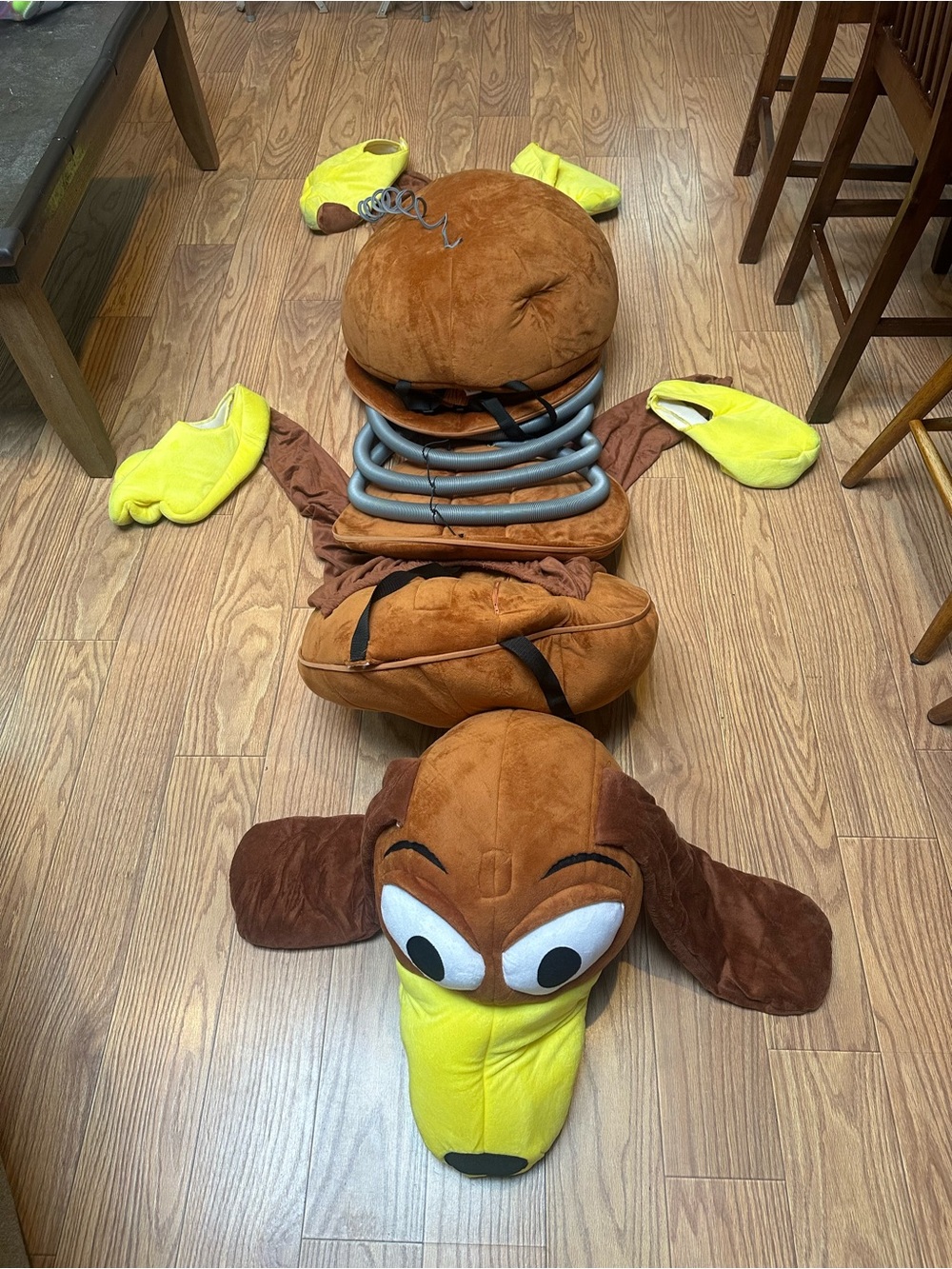 2 Person Slinky Dog Costume for adults- Toy Story